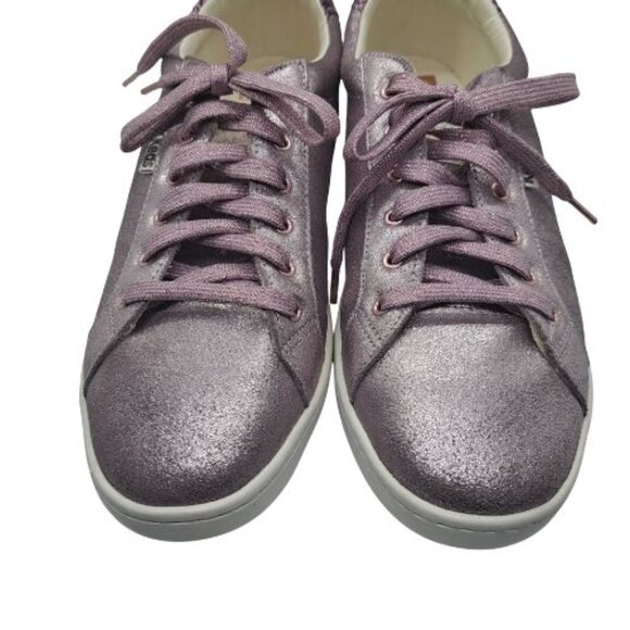Keds Kate Spade Leather Ace Metallic Glitter Sneakers - Picture 4 of 9